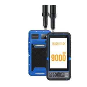 OEM T60GM Sdk 8gb tahan air, tersedia penerima Rtk 500nits 9000mAh dengan navigator industri kasar android 13 pda genggam