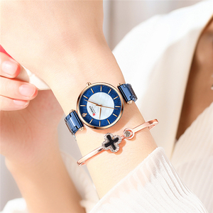 <span class=keywords><strong>Orologi</strong></span> Per Le Donne di Marca CURREN 9072 Elegante Sottile Orologio Da Polso Al Quarzo con Acciaio inossidabile Semplice Orologio Femminile - Product Image 3