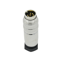 Connecteur circulaire M16 IP67 mâle-femelle, câble 5 broches, prise de capteur à souder, connecteur étanche M16 8 broches