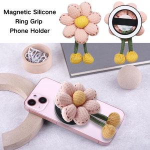 Từ Silicone Vòng Grip Điện Thoại Chủ Vòng Mạnh Mẽ Grip Điện Thoại Chủ Từ Điện Thoại Vòng Lặp Từ Grip Đứng Với Dây Đeo Ngón Tay - Product Image 6