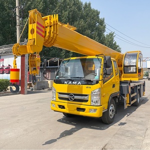 Kama 10t טלסקופי בום משאית מנוף מיני מנוף נייד הידראולי עגור לבנייה עבודות - Product Image 3