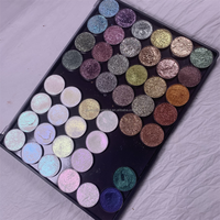 Marque privée Surligneur de maquillage Fard à paupières multichrome Surligneur irisé personnalisé couleur blanc couleur ducohrome