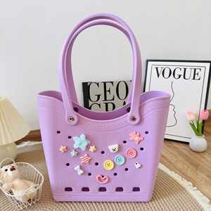 DIY <b>Accessories</b> EVA Beach <b>Bag</b> Summer Waterproof EVA Tote <b>Bags</b> Outdoor Travel Storage <b>Bag</b> for Girls - Product Image 6