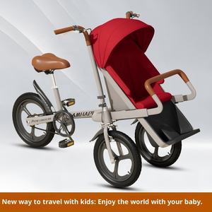 Nuevo modelo <span class=keywords><strong>de</strong></span> cochecito <span class=keywords><strong>de</strong></span> tres ruedas, <span class=keywords><strong>asiento</strong></span> delantero <span class=keywords><strong>de</strong></span> <span class=keywords><strong>bicicleta</strong></span> para bebés, para padres, niños, marco <span class=keywords><strong>de</strong></span> aleación <span class=keywords><strong>de</strong></span> aluminio, capacidad <span class=keywords><strong>de</strong></span> carga <span class=keywords><strong>de</strong></span> 20KG - Product Image 4