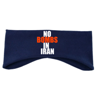 Bandeau personnalisé avec impression 'Stop the War No Bombs in Iran', OEM complet, hiver, taille unique, pour le maintien au chaud des oreilles, activités extérieures, course à pied et manifestations