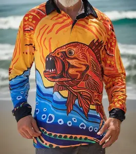 UPF 50 + uzun kollu balıkçılık gömlek uv koruma hızlı kuru özel profesyonel güneş koruma nefes balıkçılık polo gömlekler