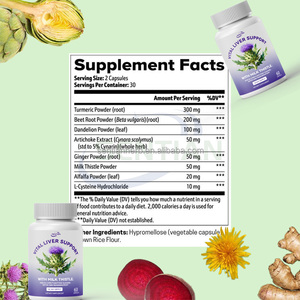 Cápsulas para la Salud del Hígado en Oferta, Extracto de Semilla de Cardo Mariano, Apoyo para la Salud Hepática, Suplementos Herbales para Hombres y Mujeres, Limpieza del Hígado - Product Image 3