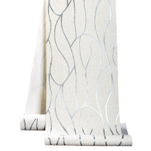 Samt Tapete Wand beschichtung Rollen 3D PVC Tapete Wildleder Wand Wohnkultur 3D Wand verkleidung Classic Textile Wallpaper - Product Image 4