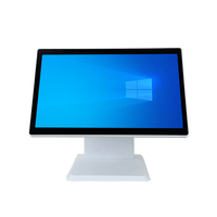 Máquina POS de pantalla táctil completa de 17 pulgadas BLANCA Sistema de puntos de venta todo en uno Caja registradora plegable Pos Business para tienda minorista