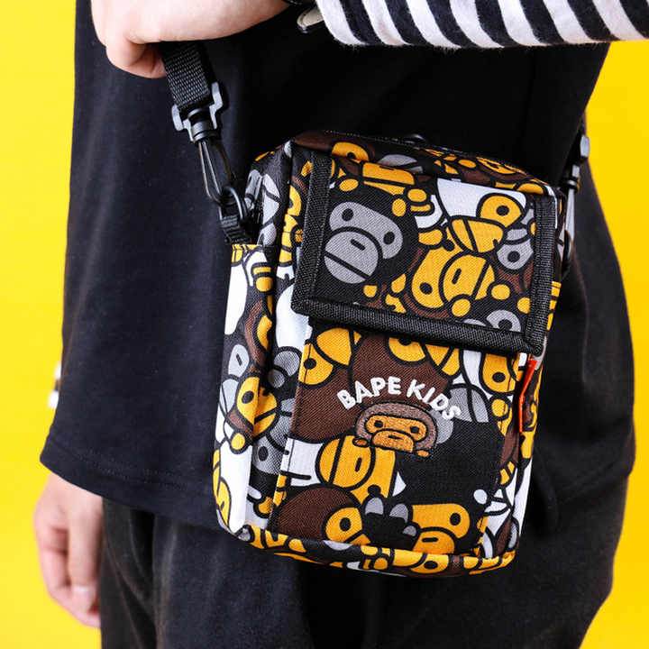 Trendy Brand Messenger Bag Shoulder Bag Monkey Printing Unisex