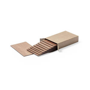 Biglietti da visita in legno incisi in set da 5 o 10 - Product Image 1