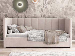 Divano <span class=keywords><strong>letto</strong></span> <span class=keywords><strong>singolo</strong></span> imbottito (<span class=keywords><strong>90x200</strong></span>) con contenitore - Product Image 6