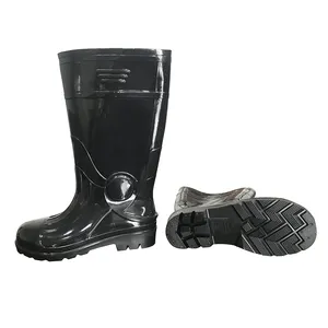 Комфортная Рабочая Водонепроницаемая защитная обувь со стальным носком, защитные дождевые сапоги, резиновые сапоги