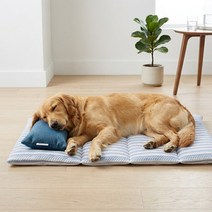 YAFU Pet Cooling <b>Mat</b> Sky Blue Rectangle Summer Use For <b>Cats</b> And Dogs Comfortable Material Hand Washable - Product Image 3