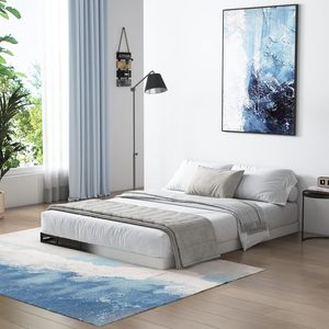 Plataforma Metálica Resistente de Fábrica al por Mayor con Cubierta de Tela para Uso en Hoteles, Fácil de Montar, Silenciosa, Negra, para Sala de Estar o Apartamento - Product Image 2