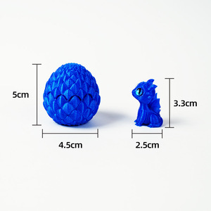 Luckykoo 3D in PLA vật liệu thân thiện Rồng với trứng sáng tạo nhựa bay rồng khủng long trứng 3D in cải tạo đồ chơi - Product Image 5