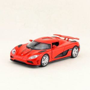 Minijuego de coche fundido a presión ROJO a escala 1:32, coche fundido a presión con apertura de puertas, vehículos de juguete fundido a presión - Product Image 2