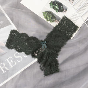 New Lace Women'S Underwear Large Size Sexy Women'S G-<b>String</b> <b>T</b> Pants Transparent Lace Sexy Underwear Women Cotton File - Product Image 3