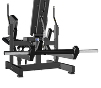 Équipement de fitness commercial de haute qualité-Machines de gymnastique en acier chargé par plaque pour le revêtement électrostatique de poudre de force de jambe