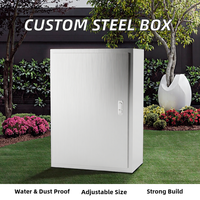 Boîte de jonction en métal personnalisable en aluminium et en acier Boîtier d'armoire électrique en carbone SPCC pour l'électronique et les instruments