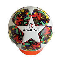 Ballon de football de haute qualité en PU pour les jours de match, logo personnalisé, expédition rapide de l'usine
