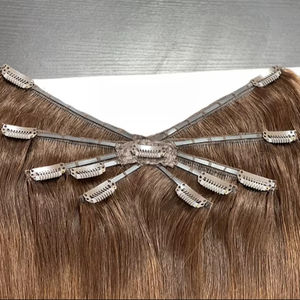 ผมต่อ desgin 2025 SHY desgin แบบหรูหรา10D คลิปปลาหมึกในการต่อผมมีสีที่แตกต่างกันคุณสามารถเลือกได้ - Product Image 1