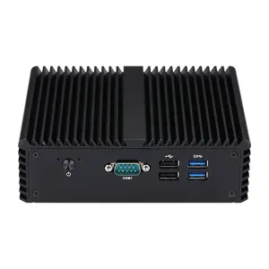 QotomQ730SデュアルLANミニPCCeleron J4105デスクトップ4USB3.0、2USB2.0、COM、HDビデオ、DPPCミニコンピューター