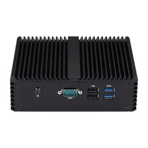 Qotom Q730S Dual Lan Mini PC Celeron J4105 Desktop 4USB3.0 2USB2.0 COM HD Video DP PC Mini Computer