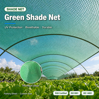 Zwaarbelastbaar HDPE warp gebreid UV-bestendig 30%-90% ademend schaduwnet voor bescherming van landbouwgewassen in kassen