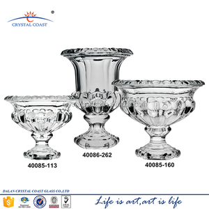Contenitore di stoccaggio decorativo in stile castello <span class=keywords><strong>Vintage</strong></span> barattolo di vetro piatto di caramelle ciotola di zucchero in cristallo - Product Image 5