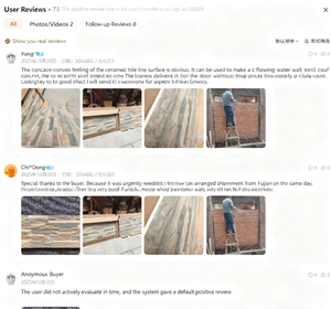 Piastrella in Pietra Ceramica per Rivestimento Esterno 300x600, Texture Tridimensionale Naturale, Design Pastorale per Villa, Balcone, Cortile - Product Image 5