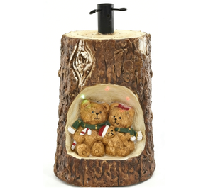 Supporto per Albero di Natale a Forma di Famiglia di Gufo, Base Decorativa Robusta Ideale per Creare un Magico Paesaggio Invernale nella Tua Stanza - Product Image 3