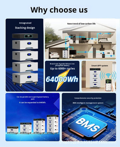 Sistema de Almacenamiento de Energía Doméstico Apilable de 51.2V, Todo en Uno, con Batería de Litio Ferrofosfato y Paneles Solares Monocristalinos - Product Image 6