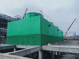 미니 원형 산업용 냉동 장치 유도 드래프트 카운터 플로우 <span class=keywords><strong>FRP</strong></span> 소형 수냉탑 - Product Image 4