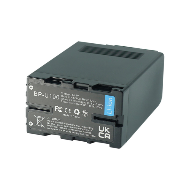 Hot Sale TL MEDIA 6800mAh 98Wh 14.4V Lithium-Ion Rechargeable Reusable Battery for Digital Cameras