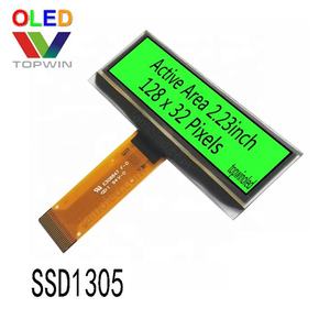 Layar OLED warna kuning terlaris 2,23'' 2,23 inci 24 pin 128x32 resolusi dengan IC penggerak ssd1305 UG-2832ASYCG01 - Product Image 3