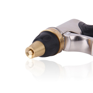 Pistola de Agua de Alta Presión de Acero Inoxidable con Presión Ajustable, Herramienta de Limpieza para Autos y Jardines - Product Image 1