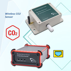 Capteur de CO2 sans fil industriel RF, dispositif de mesure multi-capteurs de CO2, capteur de dioxyde de carbone étanche, alarme de capteur de CO2, capteur de CO2 Zigbee - Product Image 1