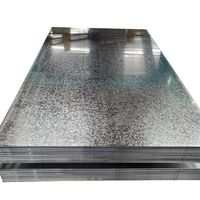 Tôle d'acier galvanisée à chaud Z30-Z275, plaque d'acier soudée et découpée avec revêtement en zinc pour la construction et la toiture