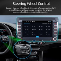Layar Sentuh LCD HD 7 Inci Android 9 Stereo Audio Mobil Double USB Radio FM Pemutar Multimedia Mobil Dengan Navigasi GPS untuk VW