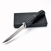 Cuchillo Plegable Multifuncional de Alta Dureza para Supervivencia en la Naturaleza, Hoja de Acero Inoxidable, Cuchillo Táctico EDC de Apertura Lateral