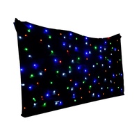 Projecteurs de scène LED RGB 3-en-1 pleine couleur pour décoration de fond étoilé, idéaux pour mariages, fêtes et spectacles, avec contrôle DMX512 et tailles personnalisables