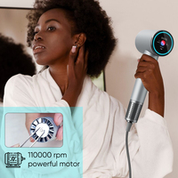 Sèche-cheveux électrique ionique professionnel à moteur BLDC à grande vitesse 1600W le plus vendu pour les salons et les hôtels