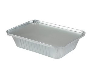 Aluminium <b>Foil</b> Tray Restaurant Disposable Food Pan Catering 880ml Take-Out <b>Container</b> Tin Box With Cardboard Lid - Product Image 6