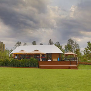 Casa <span class=keywords><strong>de</strong></span> Lujo <span class=keywords><strong>de</strong></span> Alta Gama <span class=keywords><strong>para</strong></span> Eventos Públicos, Estructura <span class=keywords><strong>de</strong></span> Madera, Resistente al Viento y a la Lluvia, Hotel, Cabaña, Campamento, Cena, Banquete - Product Image 1