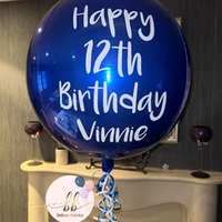 Pegatinas de vinilo de lujo personalizadas, etiquetas adhesivas para cajas de globos, letreros, celebraciones de Navidad, fiestas y bodas