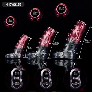 NNSX Open Ended Penis Sleeve Hollow Tentacle <b>Dildo</b> for Men Penis Enlargement Sleeve Silicone Sheath Flexible Sheath Sex Toys - Product Image 2