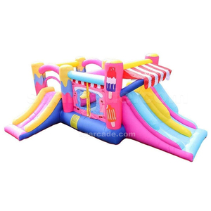 Castillo Inflable Personalizado para Exteriores con Doble Carril, Castillo Hinchable Comercial con Tobogán para Diversión - Product Image 4