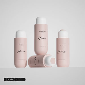 Emballage de flacon de shampooing personnalisé HDPE 350ML, flacon de gel douche à toucher doux, flacon de gel pour cheveux avec bouchon à disque - Product Image 2