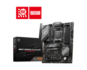 Carte mère ATX B650 GAMING PLUS WIFI DDR5 PCIe 5.0 double RAM pour processeurs de bureau <span class=keywords><strong>AMD</strong></span> des séries 9000/8000/<span class=keywords><strong>7000</strong></span> - Product Image 1